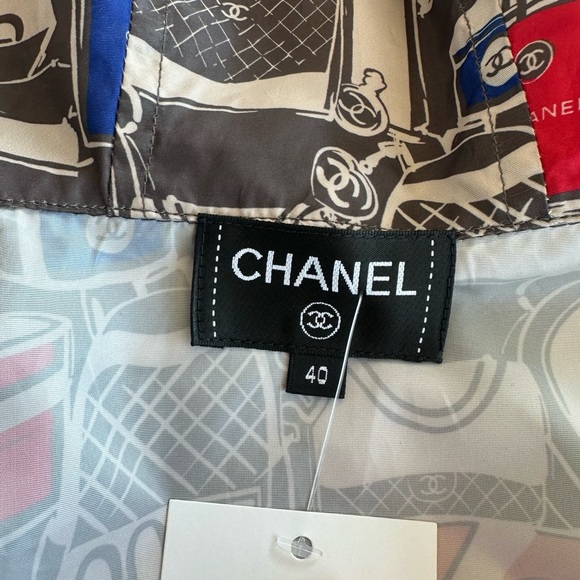 Authentic Chanel Multicolor Hooded Jacket - Picture 2 of 9